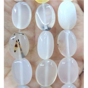 natural Heihua Agate bead, oval, approx 12x16mm [GMLB2069-12X16MM]