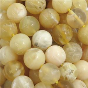 round yellow Opal Jasper beads, approx 6mm dia [GMLB2139-6MM]