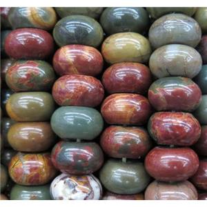 Picasso Jasper rondelle Beads, approx 6x10mm [GMLB2158]