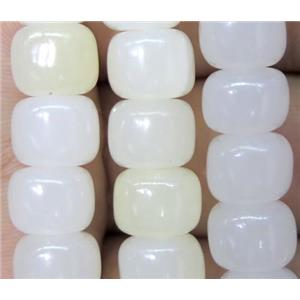 Dye Jade Beads Smooth Barrel, approx 8x10mm [GMLB2238]