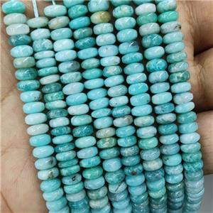 Natural Amazonite Heishi Beads Disc Green, approx 10mm dia [GMLB2584-10MM]
