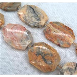 Crazy Agate Beads, faceted freeform, approx 25-40mm [GMLB2600]