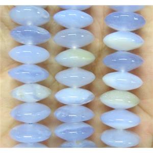 blue lace agate beads, rondelle, approx 6x12mm [GMLB2647]