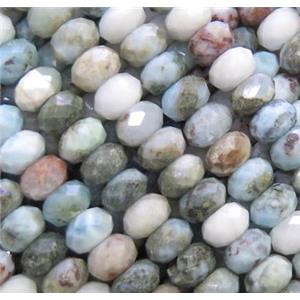 faceted Larima rondelle beads, approx 3x4mm, A Grade [GMLB2691-3X4MM]