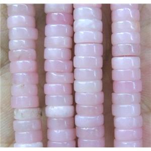 pink Opal Jasper heishi beads, approx 2x4mm [GMLB2701-2X4MM]