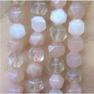 natural Moonstone beads cut round multicolor, approx 8mm dia [GMLB2888-8MM]