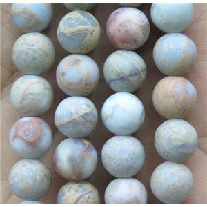 round matte Imperial Jasper beads, approx 8mm dia [GMLB3066]