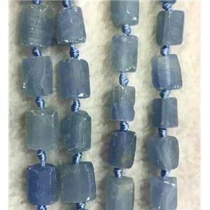 blue calcite nugget beads, freeform chips, approx 6-9mm [GMLB3104]