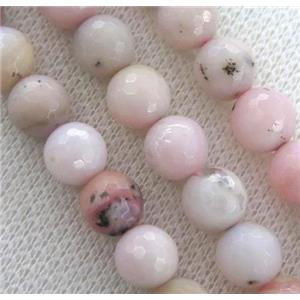 pink Opal Stone beads, faceted round, approx 12mm dia [GMLB3160-12MM]