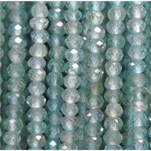 tiny Apatite beads, faceted rondelle, lt.blue, approx 2x3mm [GMLB3240]