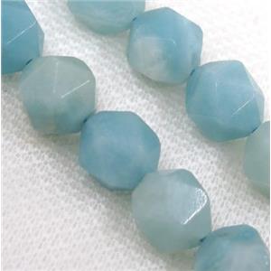 Blue Amazonite Beads Cutted Round, approx 10mm dia [GMLB3351-10MM]