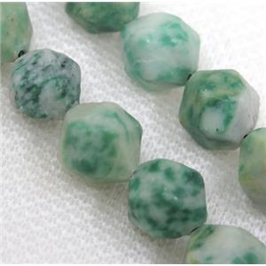 Green Spotted Jasper Beads Cut Round, approx 8mm dia [GMLB3354-8MM]
