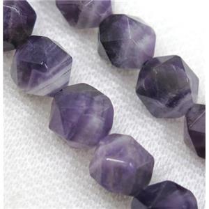 Purple Amethyst Beads Cut Round, approx 8mm dia [GMLB3355-8MM]