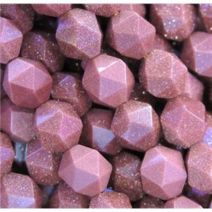gold sandstone beads cut round, approx 12mm dia [GMLB3395-12MM]