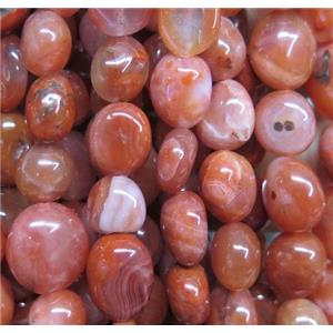 red Chinese Nanhong Agate beads chip, freeform, approx 6-10mm [GMLB3429]