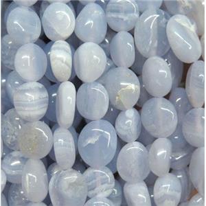 blue lace Agate beads chip, freeform, approx 6-10mm [GMLB3431]