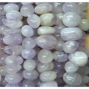 purple Chalcedony chip bead, freeform, approx 6-10mm [GMLB3456]