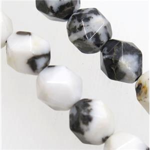 black Zebra Jasper Beads Cut Round, approx 12mm dia [GMLB3521]