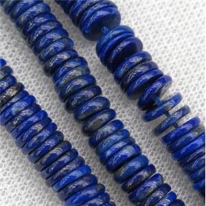 lapis lazuli heishi beads, blue, approx 1.5x8mm [GMLB3645]
