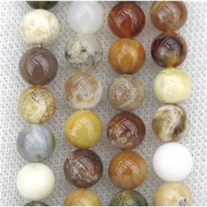 round Opal Jasper beads, multi color, approx 10mm dia [GMLB3694-10MM]