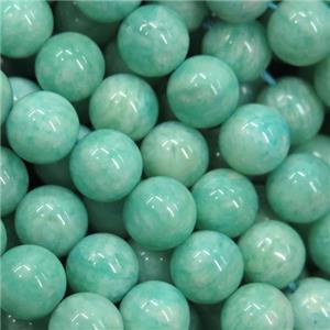 green African Amazonite beads, round, approx 10mm dia [GMLB3883-10MM]