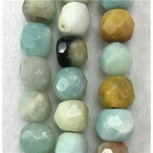 faceted round Amazonite beads, approx 10x10mm [GMLB3885]