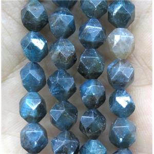 faceted round Apatite bead ball, AB-grade, approx 8mm dia [GMLB3969-8MM]