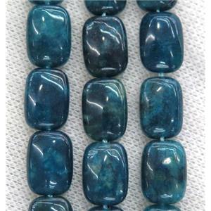 blue Apatite beads, rectangle, approx 10x14mm [GMLB3977]