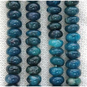 blue Apatite beads, rondelle, approx 10x16mm [GMLB3978-10X16MM]