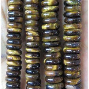 natural tiger eye stone heishi beads, approx 8mm dia [GMLB3986-8MM]