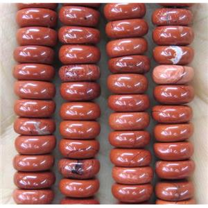 Red Jasper heishi beads, approx 8mm dia [GMLB3988]