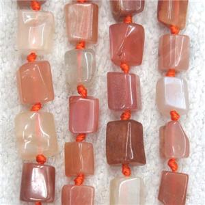 orange MoonStone beads chip, tube, approx 7-9mm [GMLB4088]