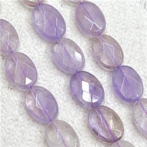 Ametrine beads, faceted oval, approx 10x14mm [GMLB4099]