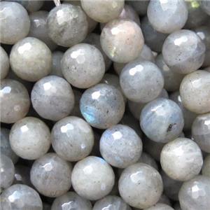 labradorite beads, faceted round, approx 8mm dia [GMLB4238]