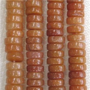 red Aventurine heishi beads, approx 4x8mm [GMLB4360]