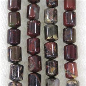 Poppy Jasper tube beads, approx 6x8mm [GMLB4367]