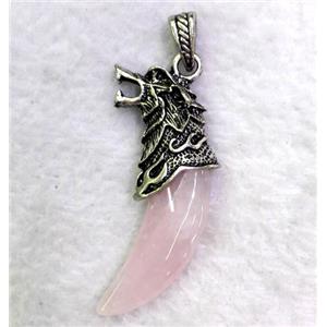 gemstone pendant, cattle horn, approx 16-45mm [GMPDA3591]