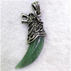 gemstone pendant, cattle horn, approx 16-45mm [GMPDA3592]