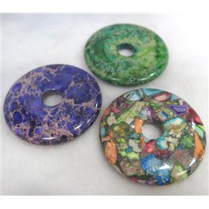 gemstone bead, rondelle, approx 50mm dia [GMPDA3945]