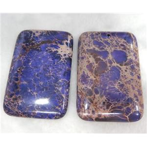 gemstone pendant, rectangle, approx 40x60mm [GMPDA3950]