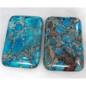 gemstone pendant, rectangle, approx 40x60mm [GMPDA3952]