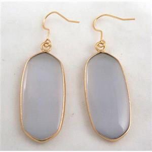 gemstone earring, colorfast, approx 15-37mm [GMPDA4226]