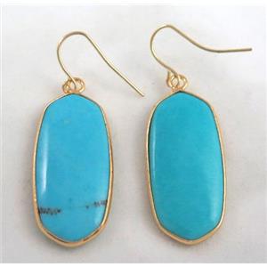 gemstone earring, colorfast, approx 15-37mm [GMPDA4227]