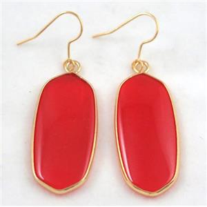 gemstone earring, colorfast, approx 15-37mm [GMPDA4234]