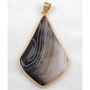 gemstone pendant, colorfast, approx 30-50mm [GMPDA4251]