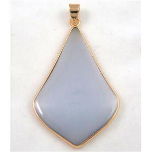 gemstone pendant, colorfast, approx 30-50mm [GMPDA4254]