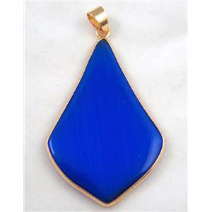 gemstone pendant, colorfast, approx 30-50mm [GMPDA4257]