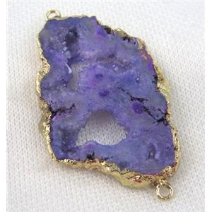 druzy sunagate connector, freeform, approx 20-40mm [GMPDA6034]