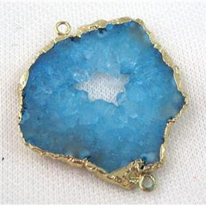 druzy sunagate connector, freeform, approx 20-40mm [GMPDA6036]
