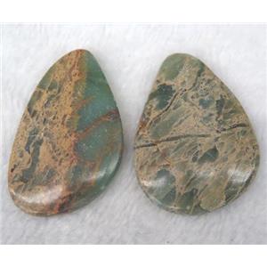 snakeSkin Jasper pendant, freeform, approx 30-55mm [GMPDA6517]